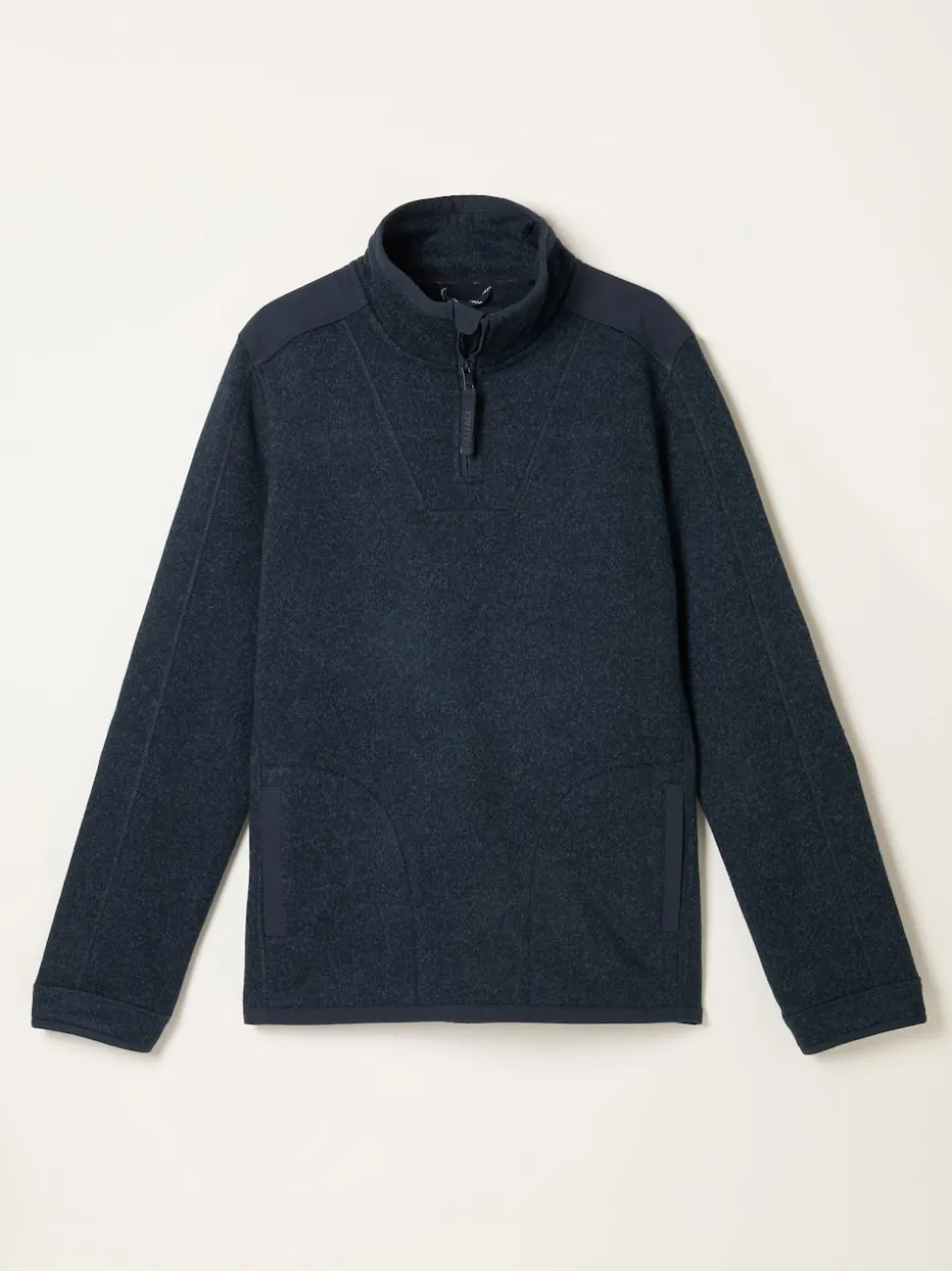 FatFace Haxby Navy Half Zip Sweat