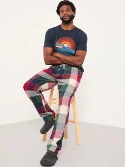 FatFace Hetton Red Buffalo Check Pyjama Bottoms