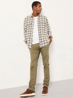 FatFace Heyshott Green Slim Chinos