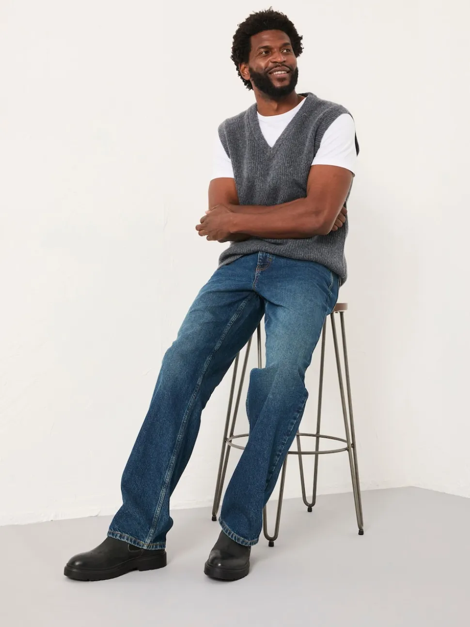 FatFace Indigo Blue Loose Fit jeans