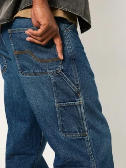 FatFace Indigo Blue Loose Fit Utility Jeans