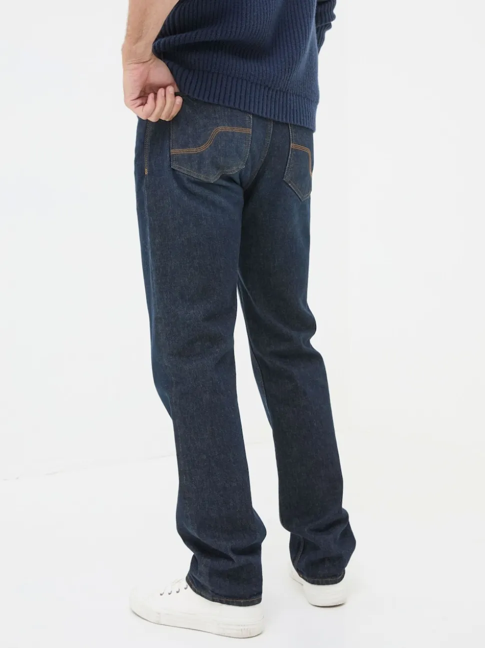 FatFace Indigo Blue Straight Fit Jeans