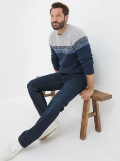 FatFace Indigo Blue Straight Fit Jeans