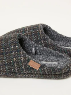 FatFace Jamieson Grey Slipper