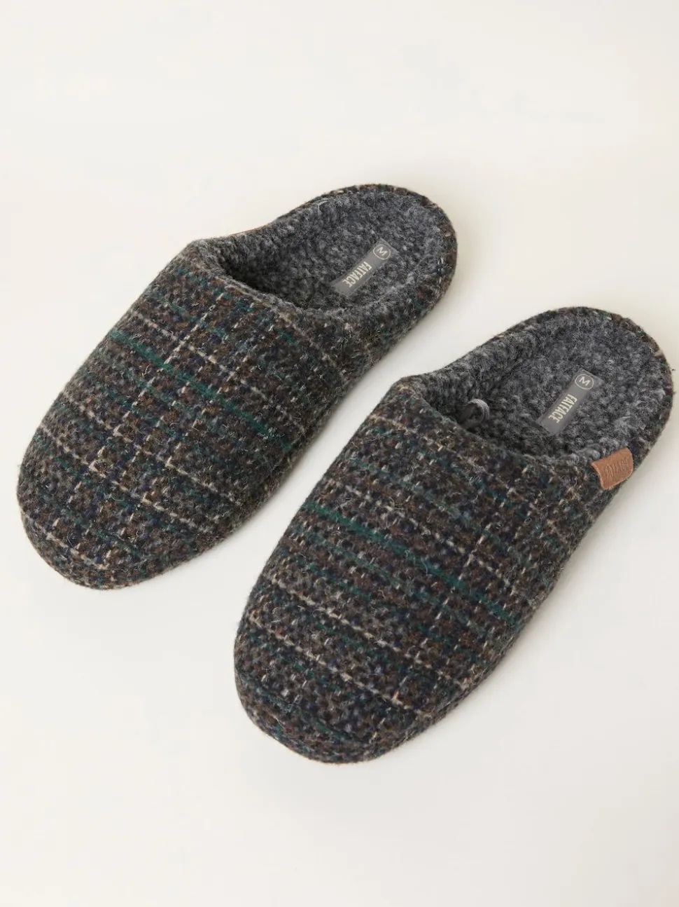 FatFace Jamieson Grey Slipper