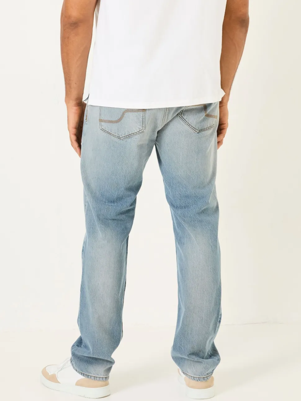 FatFace Light Vintage Blue Straight Fit Jeans