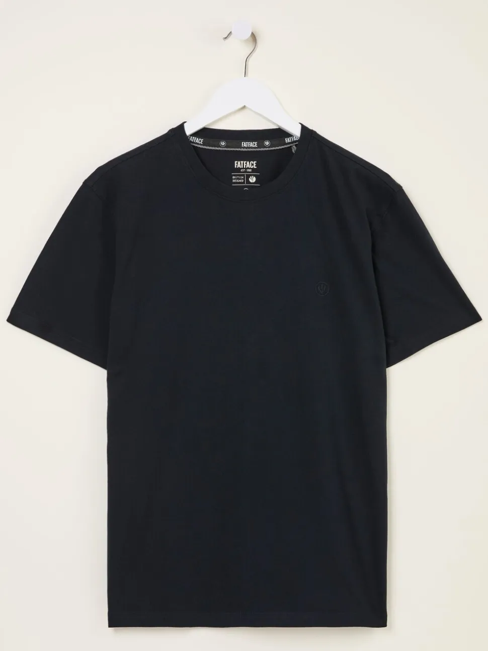 FatFace Lulworth Black Short Sleeve T-Shirt