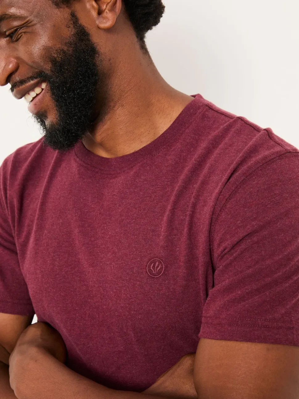 FatFace Lulworth Claret Short Sleeve T-Shirt