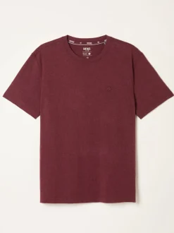FatFace Lulworth Claret Short Sleeve T-Shirt