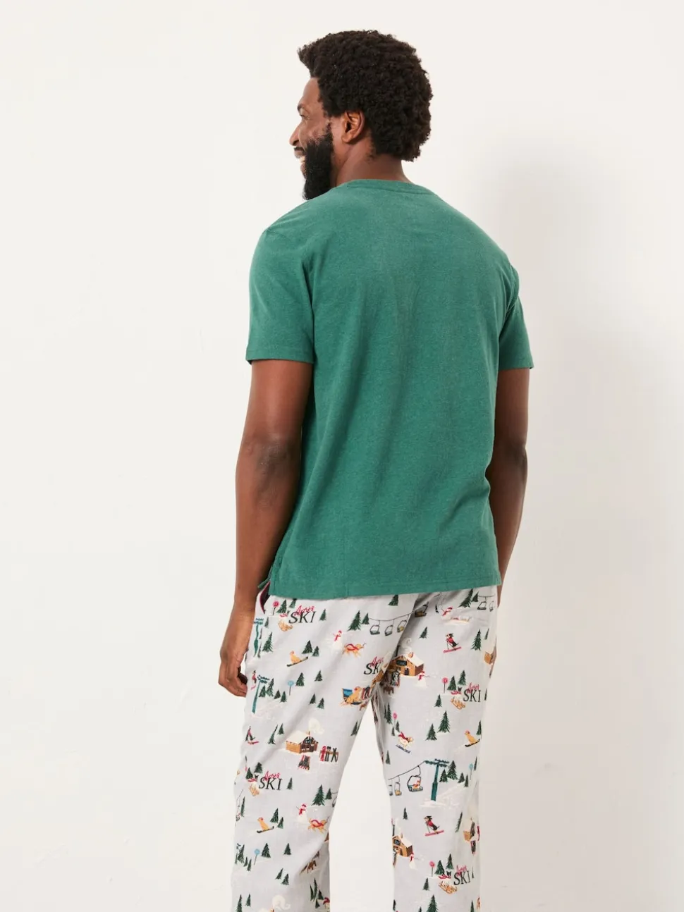 FatFace Lulworth Mid Green Short Sleeve T-Shirt