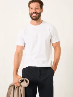 FatFace Lulworth White Short Sleeve T-Shirt