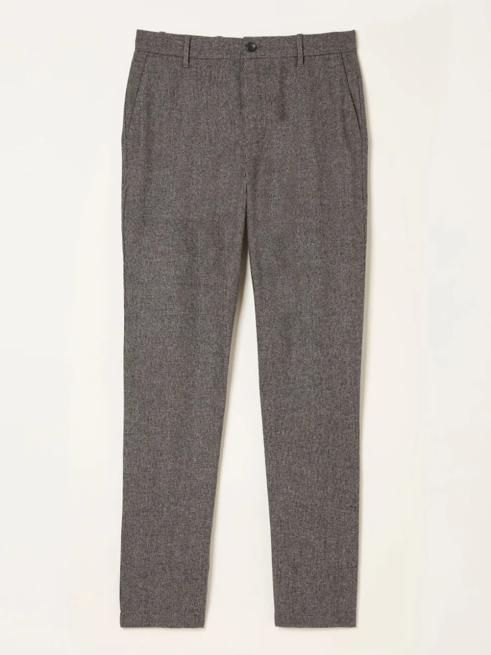 FatFace Lyme Brown Tailored Fit Wool Mix Trousers