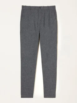 FatFace Lyme Grey Tailored Fit Wool Mix Trousers