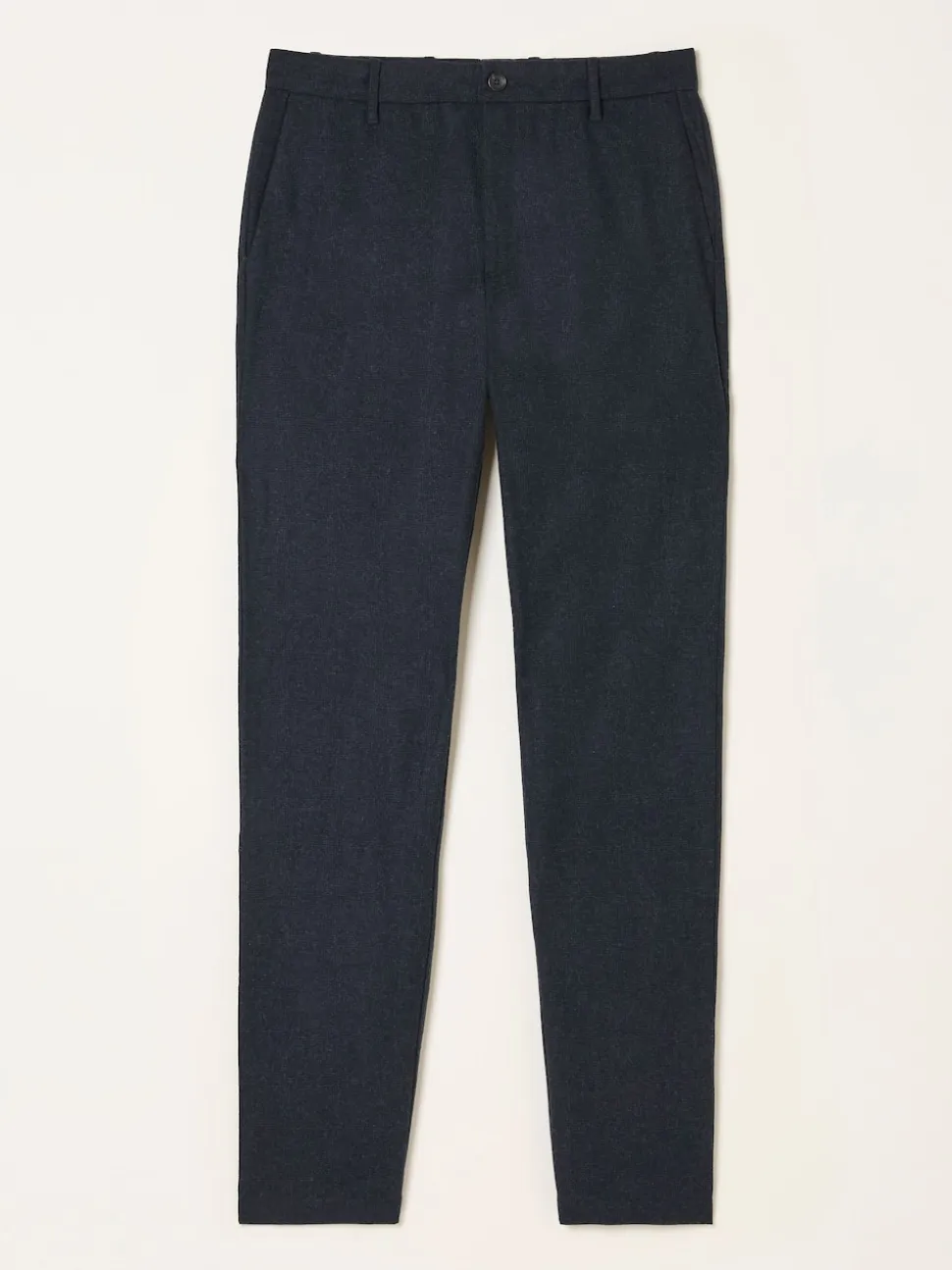 FatFace Lyme Navy Tailored Fit Wool Mix Trousers
