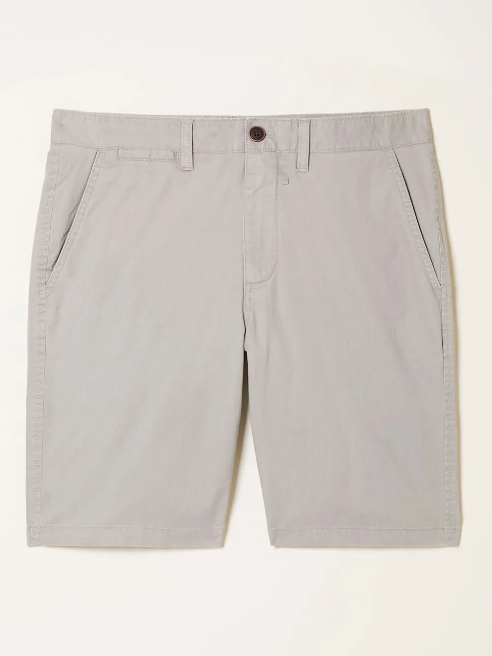 FatFace Mawes Light Grey Chino Shorts