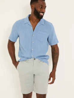 FatFace Mawes Light Grey Chino Shorts