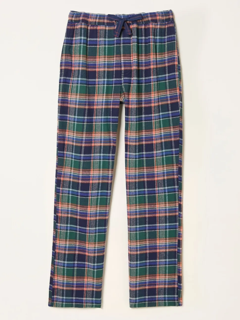 FatFace Milburn Cobalt Blue Check Pyjama Bottoms