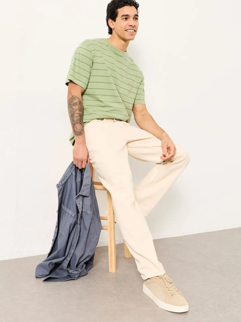 FatFace Natural Tapered Fit Jeans