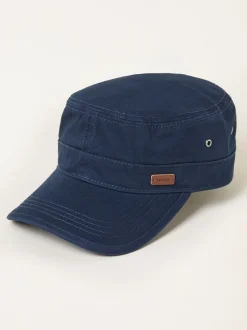 FatFace Navy Blue Train Driver Cap