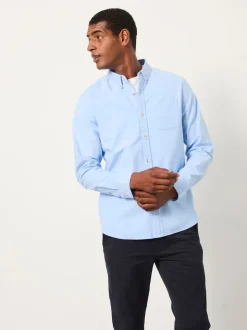 FatFace Oxford Blue Long Sleeve Shirt