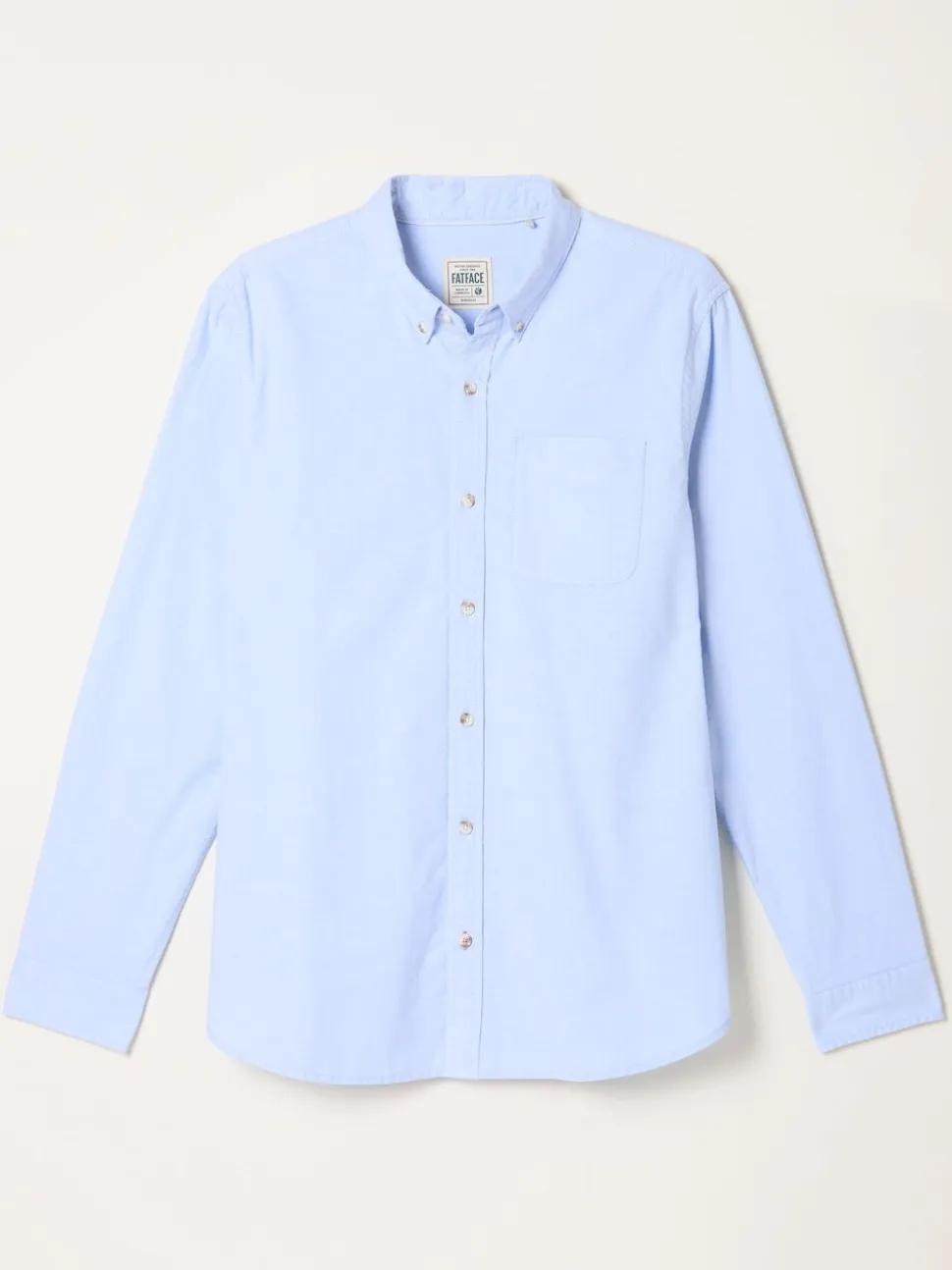 FatFace Oxford Blue Long Sleeve Shirt