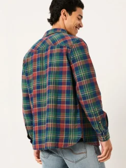 FatFace Rye Multi coloured Long Sleeve Buffalo Check Shirt
