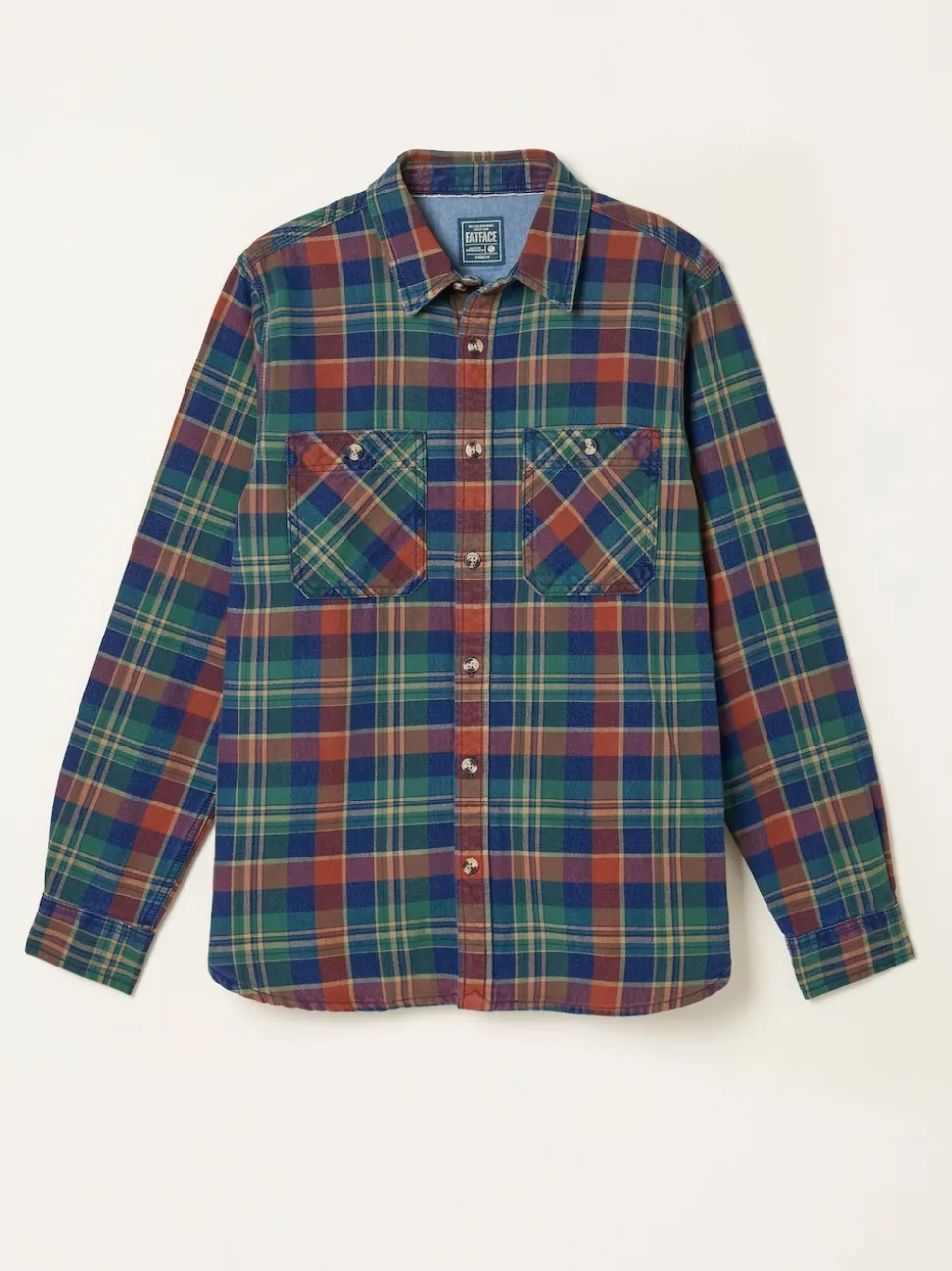 FatFace Rye Multi coloured Long Sleeve Buffalo Check Shirt