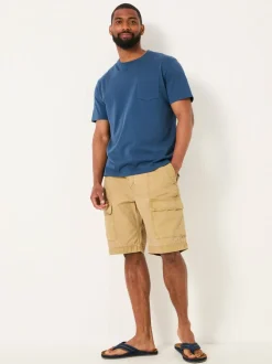 FatFace Rye Stone Garment Dye Utility Shorts