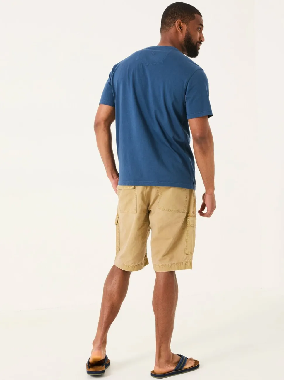 FatFace Rye Stone Garment Dye Utility Shorts