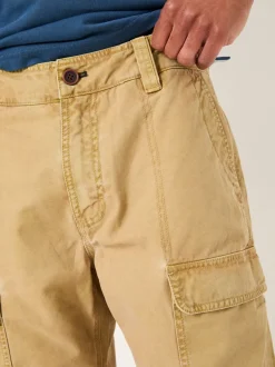 FatFace Rye Stone Garment Dye Utility Shorts
