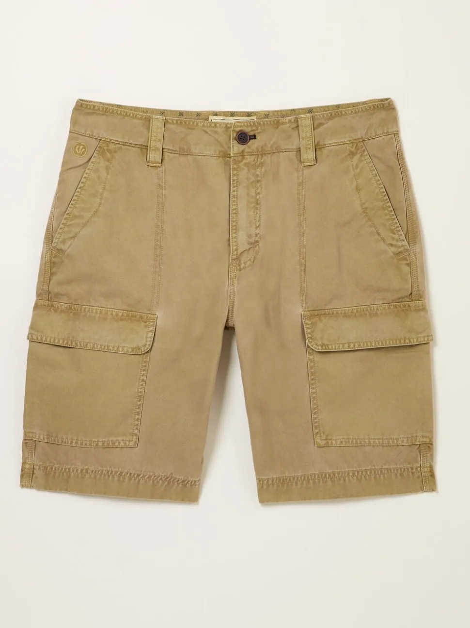 FatFace Rye Stone Garment Dye Utility Shorts