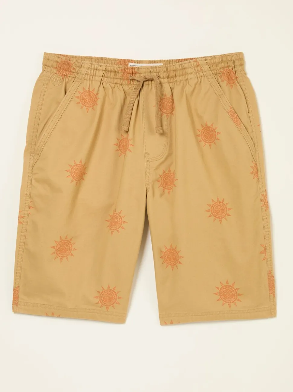 FatFace Seaton Yellow Sun Pull On Shorts