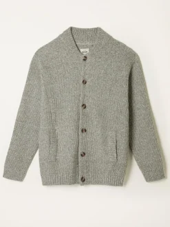 FatFace Sefton Green Haze Knitted Cardigan