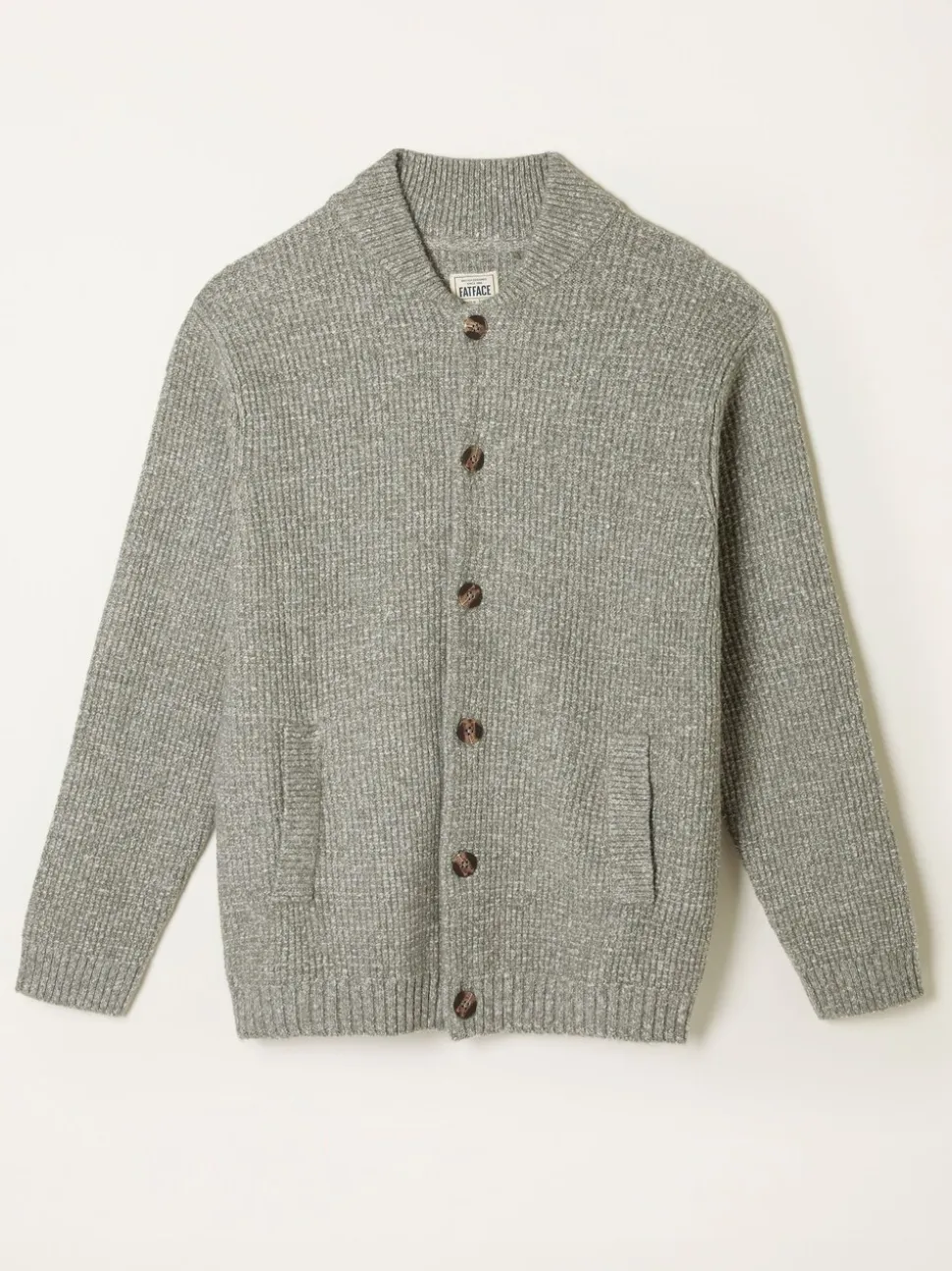 FatFace Sefton Green Haze Knitted Cardigan