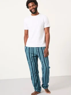 FatFace Skye Blue Stripe Pyjama Bottoms