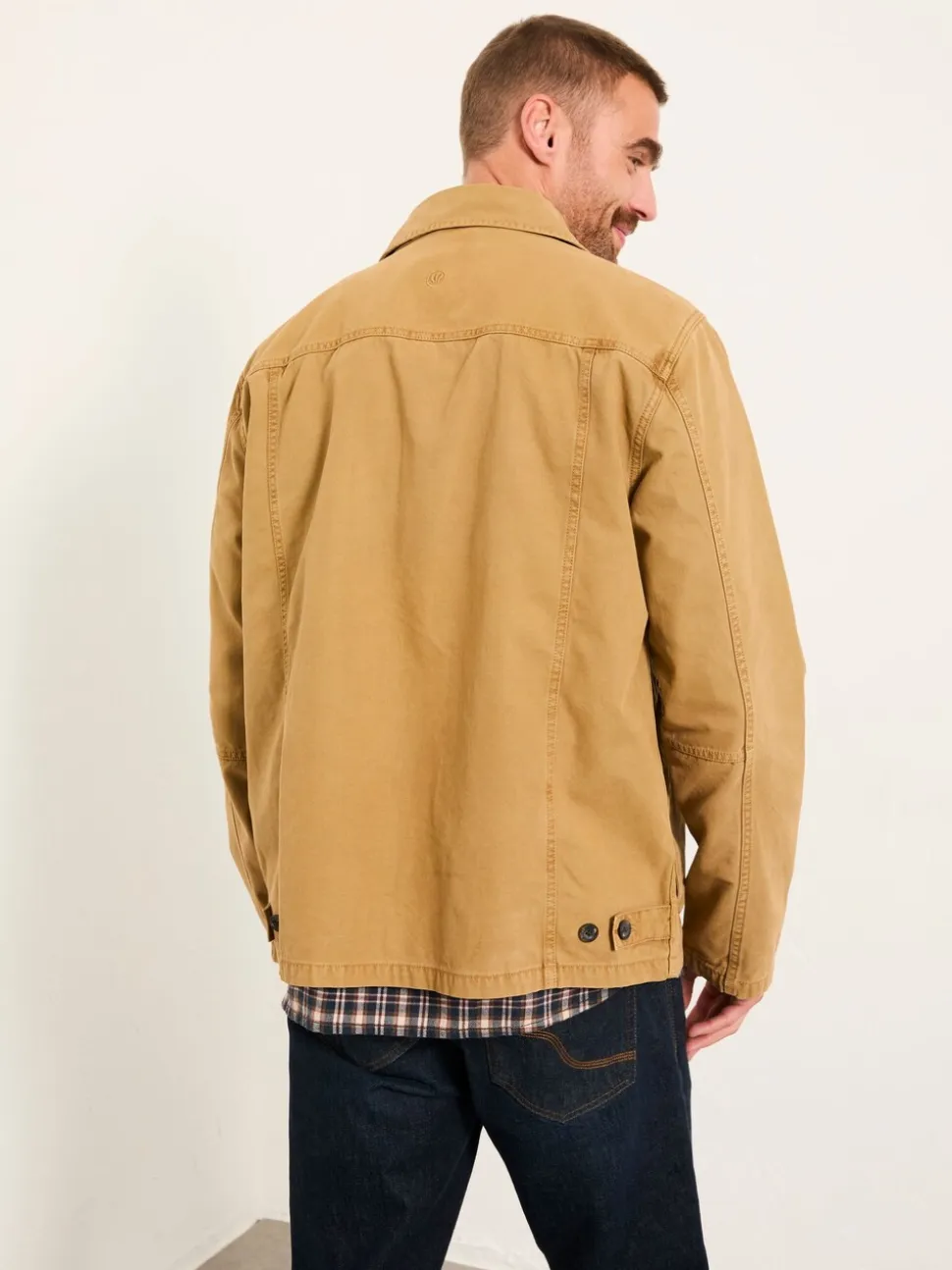 FatFace Stone Garment Dye Worker 100% Cotton Jacket