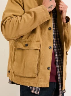 FatFace Stone Garment Dye Worker 100% Cotton Jacket