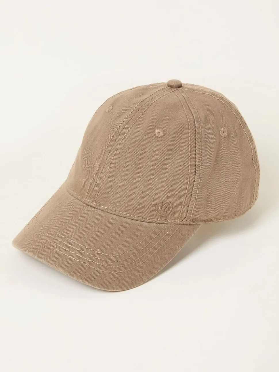 FatFace Stone Herringbone Baseball Cap