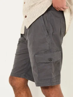 FatFace Tenby Dark Grey Pull On Cargo Shorts