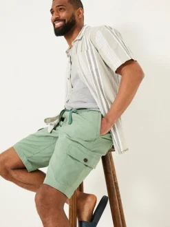 FatFace Tenby Green Pull On Cargo Shorts