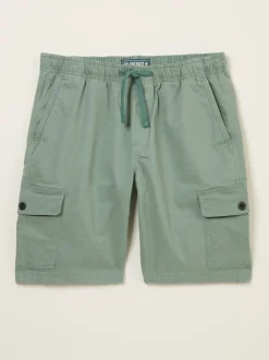 FatFace Tenby Green Pull On Cargo Shorts