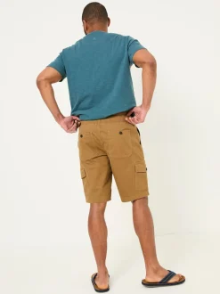 FatFace Tenby Light Brown Pull On Cargo Shorts