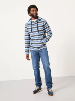 FatFace Trescowe Blue/Navy Stripe Hoodie