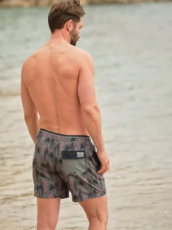 FatFace Trevose Green Parrot Swim Shorts