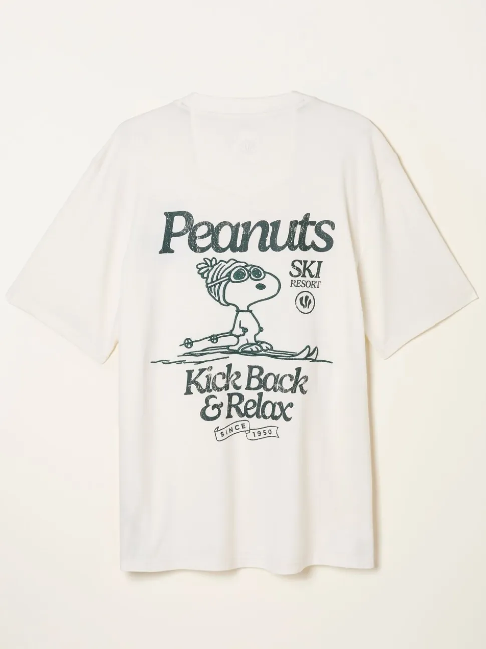 FatFace White Snoopy Peanuts Tshirt