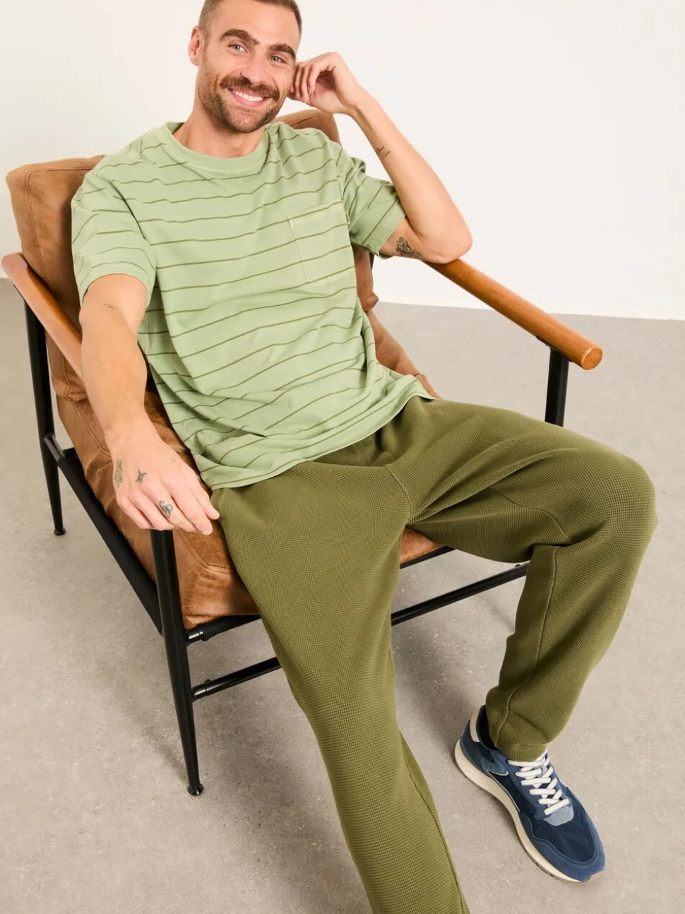 FatFace Wye Dusky Green Jogger
