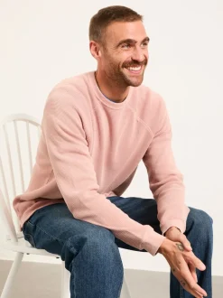 FatFace Wye Pink Crew Neck Sweat