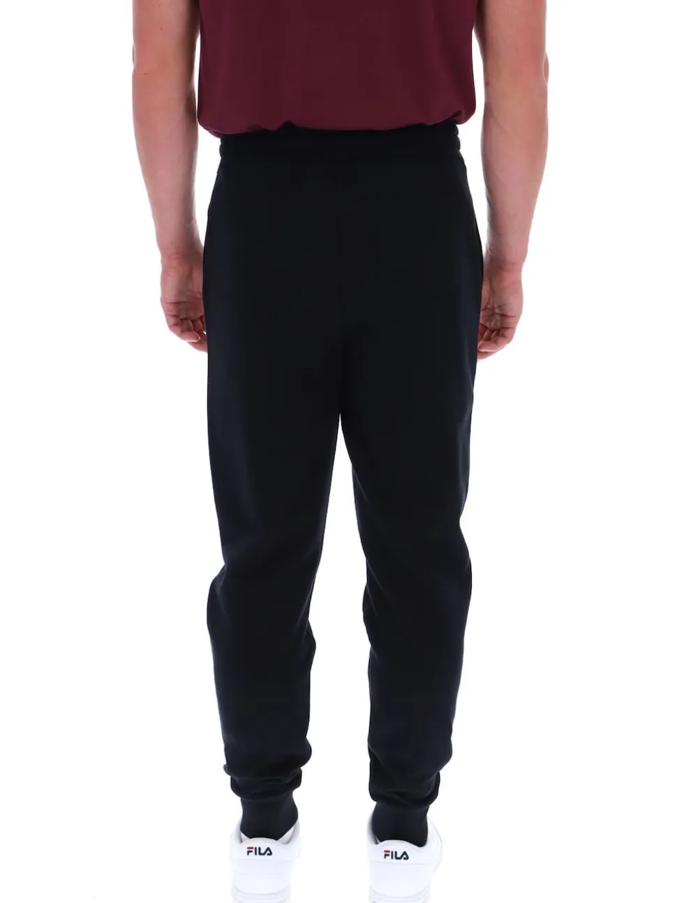 Fila Black Visconti Tipped Cuff Track Joggers