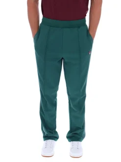 Fila Green Tavis Contrast Stitch Straight Leg Joggers