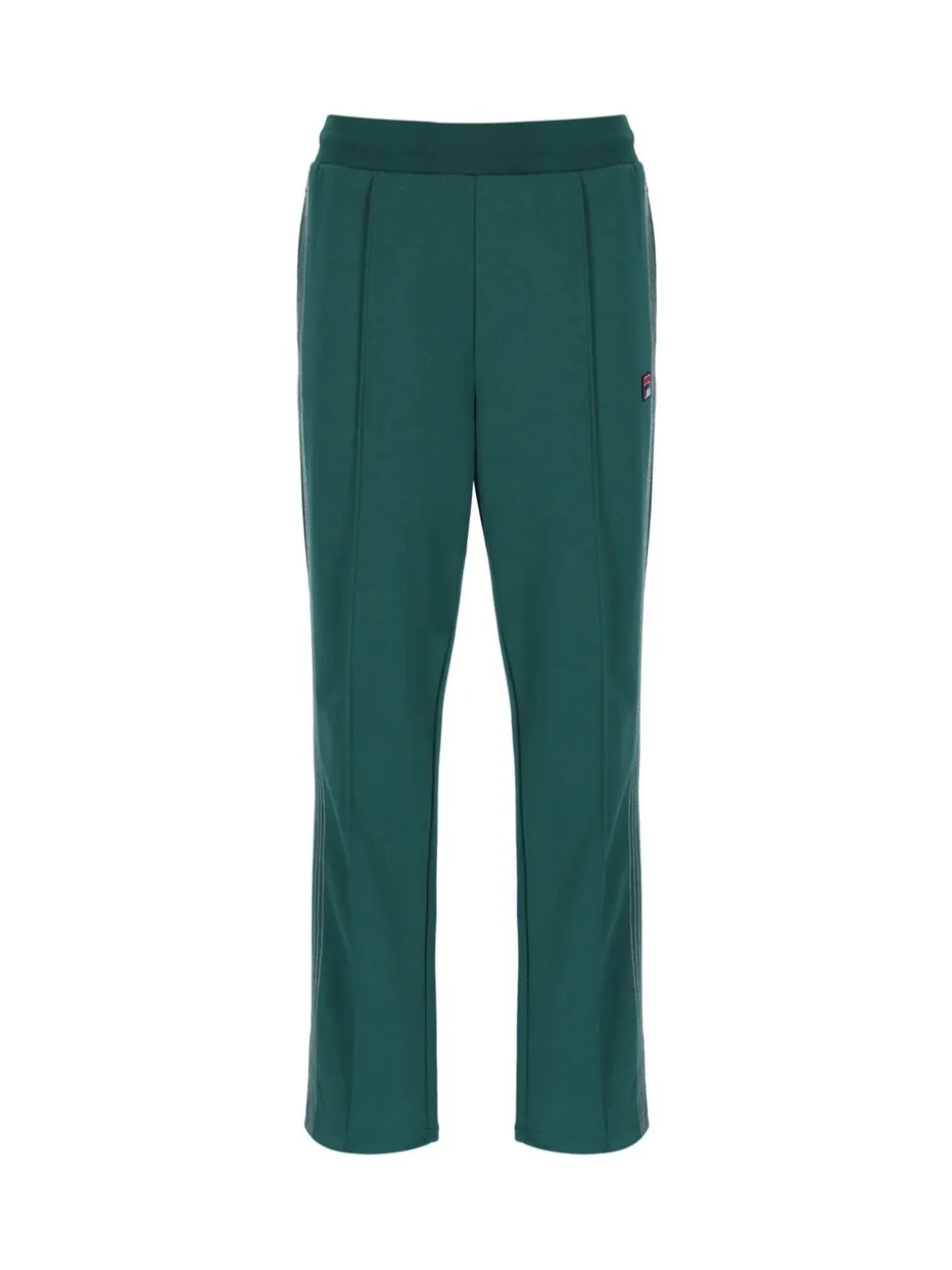 Fila Green Tavis Contrast Stitch Straight Leg Joggers